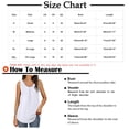 thumbnail image 3 of Tuphregyow Women's Clothes Swing Pleated Vests Sleeveless Blouses Y2K Clothing Summer Clothes for Teen Girls Oversized T Shirts for Women Solid Camisole Crewneck Tank Top for Women Green L, 3 of 9