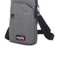 thumbnail image 2 of Bolso bandolera de lona vintage para hombre, de hombro informales, minicartera de varias capas, 2 of 5