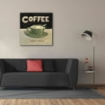 thumbnail image 3 of Epic Graffiti 'Coffee Spot III' by James Wiens, Canvas Wall Art, 37"x37", 3 of 8
