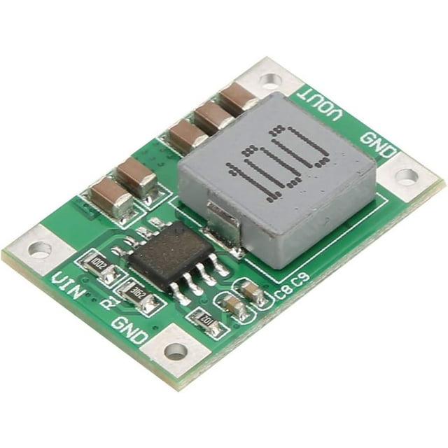 HUGFEGWE 2Pcs Step Down Module, Buck Converter Module Transformer Output Voltage Regulator Power Module for 5-18V to 3/3.3v 3.7/4.2v 5v 6V Motor Buck Converter ND1805TA (5-18V to 3.3V) CA919-70462