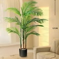 thumbnail image 3 of Tree Decor Artificial Plants Indoor 3.9ft with Leaves and Adjustable Branches, Faux Tall Plant Indoor Tall - Ideal for Home Decor in Living Rooms, and Bedrooms (3.9ft Tree B), 3 of 4