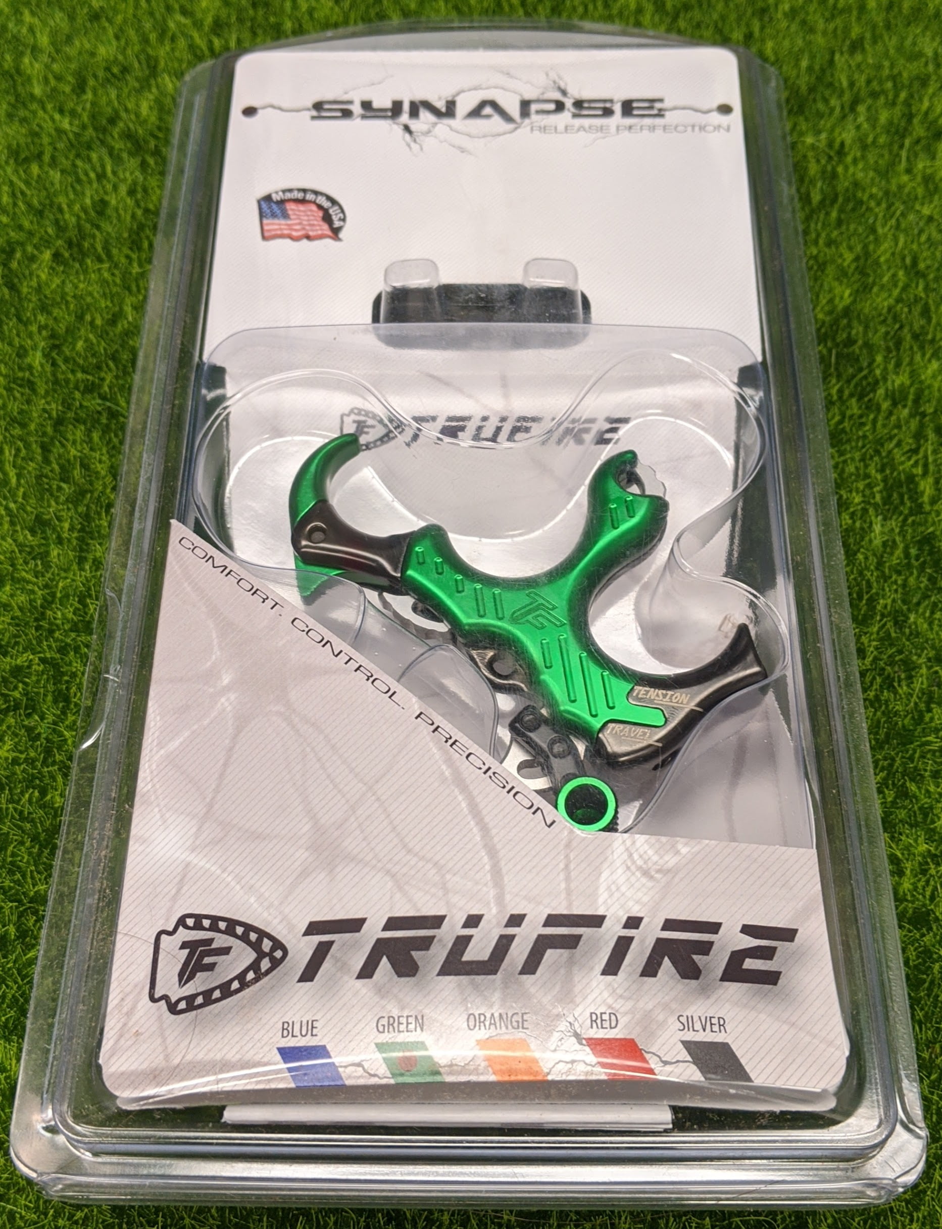 Details about   Tru-Fire Synapse Thumb Release Green BRAND NEW 