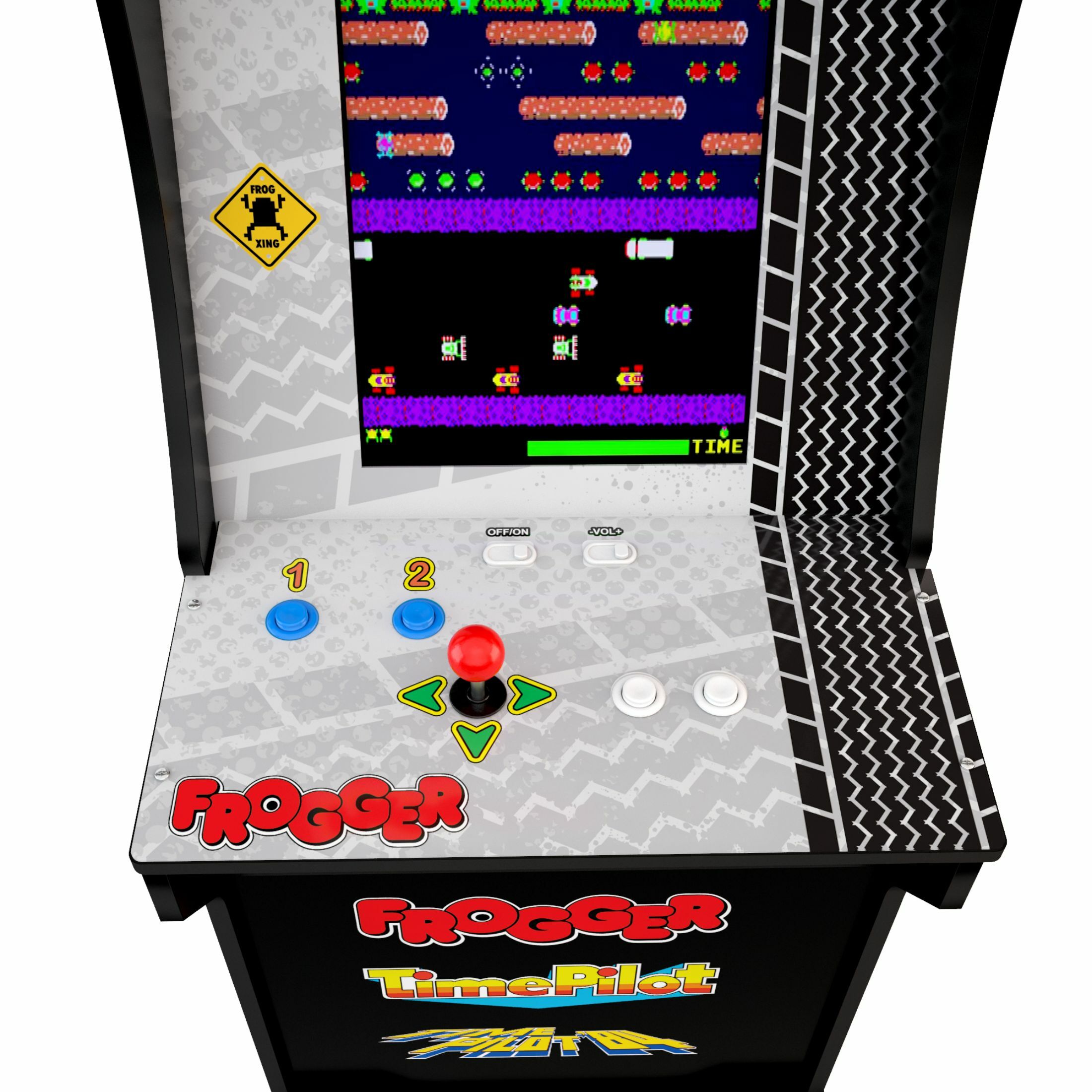 Arcade1Up Frogger At Home Arcade 3-in1 Games with Light Marquee and Licensed Riser - image 4 of 6