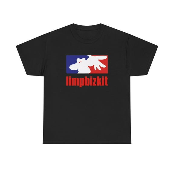 Limp Bizkit 2 Nu Metal Rap Rock T Shirt Black White Navy Cotton Tee - Black / L