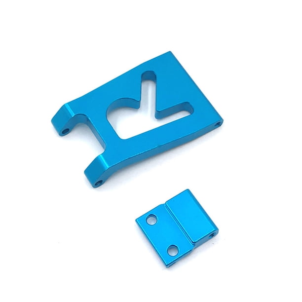 Placa de cola trasera de metal Bewildely 1:12 Crawler Car Toy Azul Type2 NO2