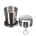 thumbnail image 1 of Naiovety Frascos de agua de acero inoxidable duraderos taza de café de viaje taza portátil agua café al aire libre vaso de té botella plegable Utensilios de cocina 150ml Naiovety JJ13453-02, 1 of 5