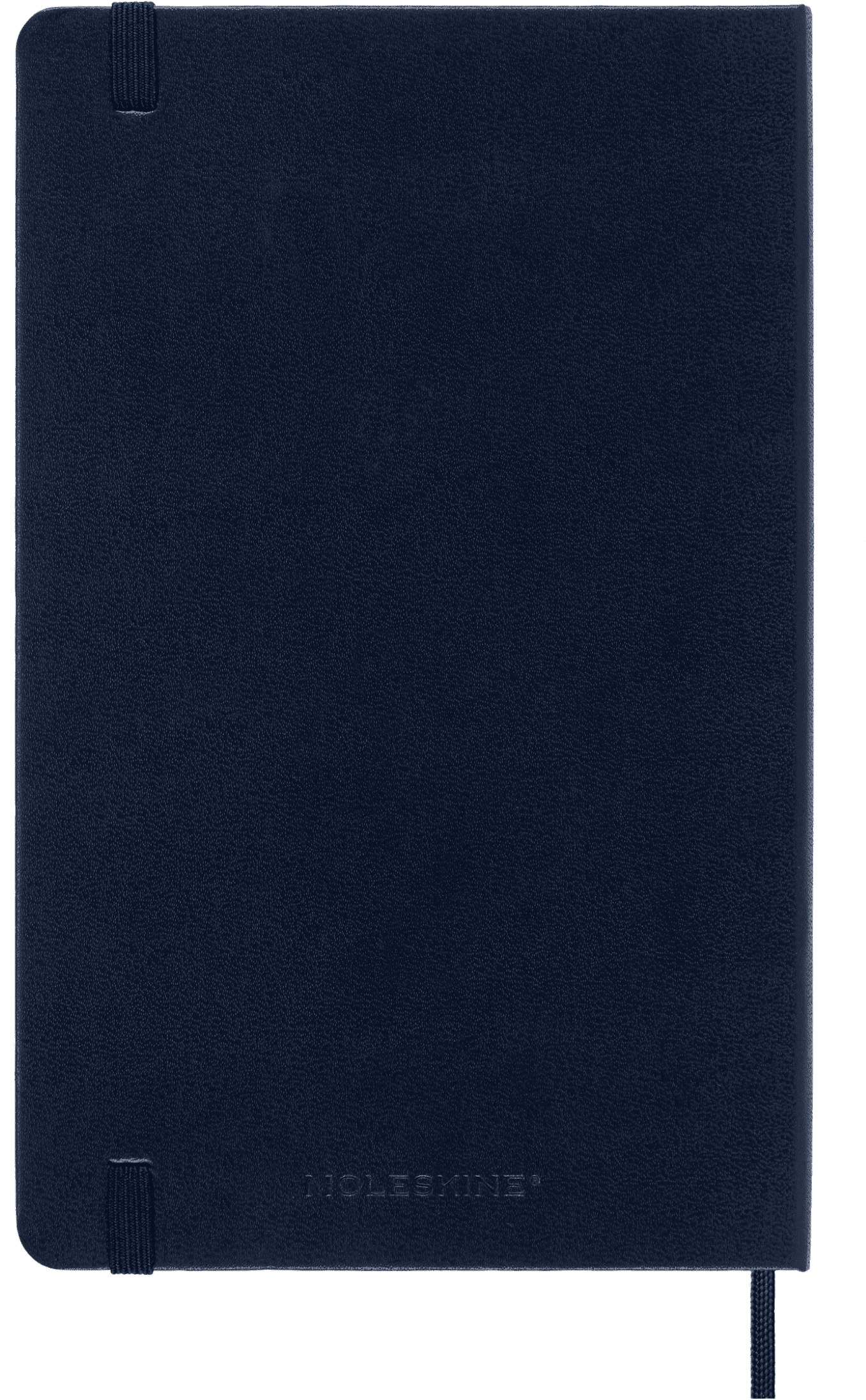 Moleskine Classic Notebook, Hard Cover, Large (5" x 8.25"), Plain, Sapphire Blue