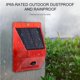 thumbnail image 4 of Kearding Luz de advertencia solar Lámpara de alarma de seguridad de alerta de luz de sonido impermeable con control remoto para jardín de Iluminación y accesorios, 4 of 5