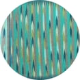 thumbnail image 1 of Ahgly Company Indoor Round Abstract Light Blue Contemporary Area Rugs, 8' Round, 1 of 4