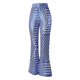 thumbnail image 5 of Pantalones de pierna ancha Gibobby con lentejuelas para mujer Acampanados cintura alta Azul XL, 5 of 5