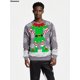 thumbnail image 2 of Sudadera navideña fea para hombre y mujer, suéter navideño con estampado de copos de nieve y duende navideño en 3D, jersey para parejas, jersey para fiestas navideñas, 2 of 5