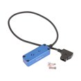 thumbnail image 2 of Lanxri Male D-Tap B Type To 3-Port Female D-Tap P-Tap Hub Adapter Splitter With Ronin 2 Thread Screw For Photography Power (Blue), 2 of 4