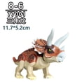 thumbnail image 3 of pieza de bloques de construcción de dinosaurios Jurassic World 3 Tyrannosaurus Rex, figuras de animales, juguetes para niños, regalo, 3 of 5