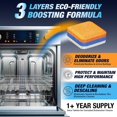 thumbnail image 4 of Deodorizer Descaler Tablets - 28 Tabs - 1 Plus Year Supply - Extra Scented Deep Cleaning Sanitizer Pods - Remove Hard Water - Contain Citric Acid Heavy Duty Septic Safe - Citrus, 4 of 4