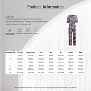 Sholeno Women Special Need Adaptive Clothing Short Sleeve Print Anti-Strip Jumpsuit for Elderly Alzheimer Dementia Light Green 3XL