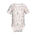 thumbnail image 2 of Balery Rabbit Forest Pattern Baby Climbing Clothes Infant Bodysuit Cute Infant Bodysuit Baby Romper-9M, 2 of 7