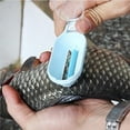 thumbnail image 2 of Monstrate Fish Scale Planer Tool Professional Fish Anti-skidding Tweezer Wear-resistant Kitchen Crackers Seafood Scraper Exquisite Suministros de limpieza para el hogar Verde, 2 of 6