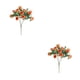 thumbnail image 3 of Yuarrent Ramo de flores rosas de seda de eucalipto artificial, flor falsa, jarrones para el hogar, decoración de habitación, naranja Naranja 2piezas, 3 of 6