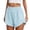 Blue#9527, variant on BOOMNY Womens 2 Peice Sets Graphic Short Sleeve Tops Shorts Outfits for Women Summer Casual Matching Sets