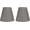 Champagne, variant on Urbanest Hardback Faux Silk Mushroon Pleated Lamp Shade – 5" Top x 9" Bottom x 8.5" Slant Height – Champagne Lamp Shade - 2 Pieces