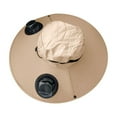 thumbnail image 3 of HengDidi Solar USB Rechargeable Cooling Fan Hat with Mesh Veil Adjustable - Fisherman Sun Hat for Outdoor Summer Activities Breathable Sun Protection Cooling Comfort Adults, 3 of 8