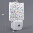 thumbnail image 2 of Balery Butterflies on Polka Dots Pattern LED Night Light with Automatic Sensor Plug in Night Light with Dusk-to-Dawn Light Sensor LED Nightlight 0.5W-EU, 2 of 7