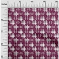 thumbnail image 1 of oneOone Cotton Poplin Fabric Check Kasuri Printed Craft Fabric BTY 42 Inch Wide, 1 of 4