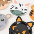 thumbnail image 2 of Efavormart Set of 25 Assorted Animal Print Appetizer Dessert Paper Plates, 7" Round Jungle Theme Eco-Friendly Baby Shower Party Plates - 300GSM, 2 of 11