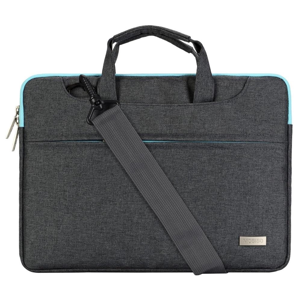 Mosiso Polyester Laptop Shoulder Bag Briefcase Sleeve Case Cover
