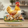 thumbnail image 4 of Easter Table Decoration 2D Flat Ornament for Home Living Room Bedroom Centerpiece Party Decor(A), 4 of 6