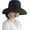 Black, variant on YEKEYI Sun Hats for Women Wide Brim Beach Hat Straw Hat UPF Travel Foldable Brim Summer UV Hat