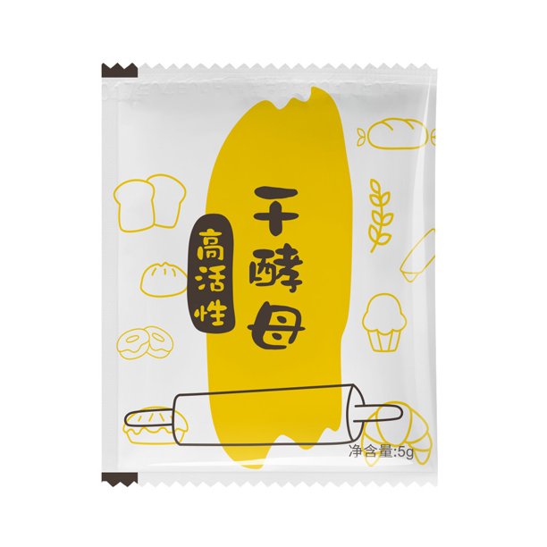 10 Bags Baker's Yeast Kitchen Active Dry Yeast Baking Yeast for Bread Cake