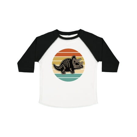 

Inktastic Dinosaur Triceratops Skeleton Vintage Gift Toddler Boy or Toddler Girl T-Shirt