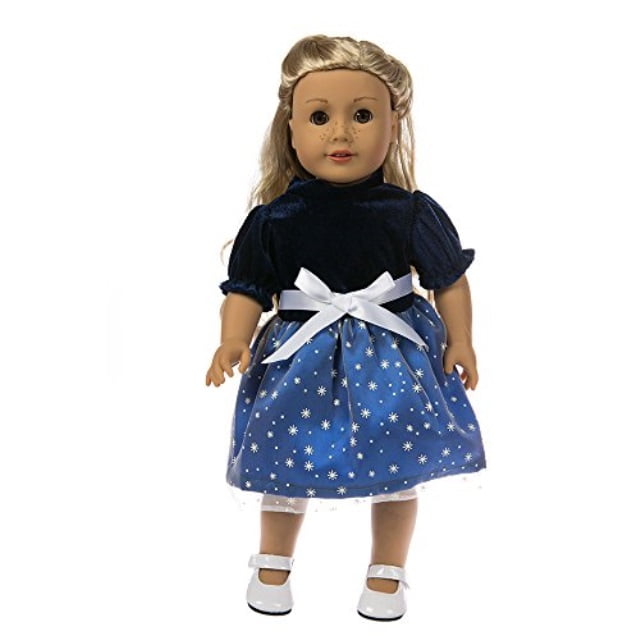 18 inch doll princess dress doll clothes dolls accessories for girl best BLUS
