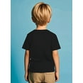 thumbnail image 2 of Boys' 1st Day of School T-Shirt - Cute Cartoon Characters with "BRUH, IT'S MY 1ST DAY OF SCHOOL" Print, Short Sleeve Cotton Tee, Casual & Sporty Style, Perfect for Outdoor Activities, S, 2 of 5