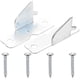thumbnail image 1 of 2 conjuntos Barra de cortina Soporte de cortina Soporte de hardware de pared Soporte de barra de cortina de pared, 1 of 8