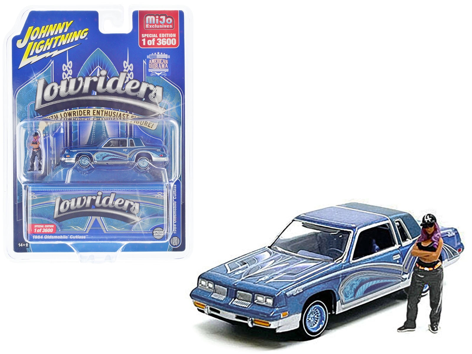 ジョニーライトニング　 78 Monte Carlo Lowrider　チェイス Chase* Johnny Lightning 1:64 Lowriders '78 Chevrolet Monte