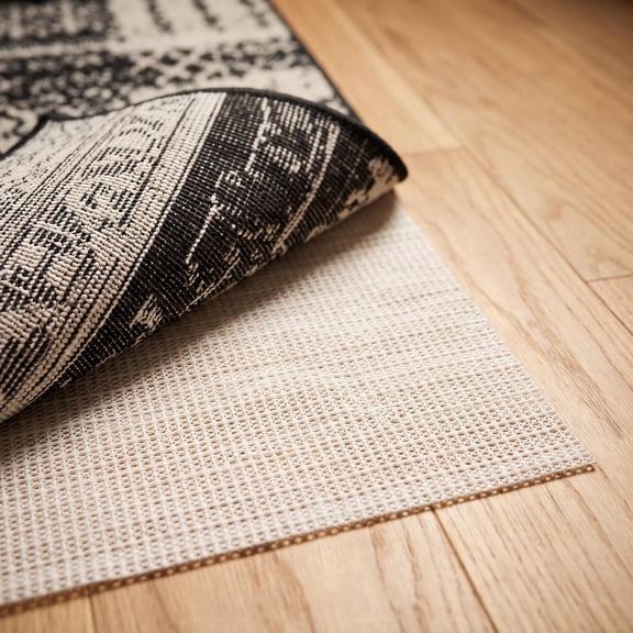 PVC Non Slip Rug Pad 300x200cm, Washable Anti-Slip Carpet Underlay Gripper for Hardwood Tile Laminate Marble Floors, For Living Room Bedroom Kitchen Entryway Hallway Large Area Rugs, Stop Rug Sliding