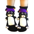 thumbnail image 4 of Womens Christmas Socks Thick Winter Warm Fluffy Cute Cartoon Socks Non Slip Funny Xmas Gift Holiday Cozy Soft Women Socks BK2 A, 4 of 4