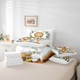thumbnail image 6 of Manfei Wildlife Lions 7-Piece Twin Bedding Sets,Jungle Zebra Lions Bedding Comforter Set,Kawaii Elephant Giraffe Sheet Sets For Men Women,Super Cozy Room Decor Reversible, 6 of 8