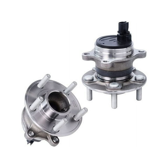 Rear Wheel Hub Assembly Set - Compatible with 2012 - 2018 Ford Focus 2013 2014 2015 2016 2017