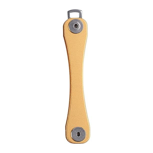 Xihbxyly Minillavero de Metal Diy, Diseño de Llavero Inteligente, Organizador de Llaves Compacto, Silencioso, Almacenamiento Multifunción, Compatible con Memoria Usb y Chip Rfid, Tamaño de Bolsillo,