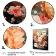 thumbnail image 3 of Designart "Creature Peachy Seahorse Drops" Animals Wall Decor, 3 of 5