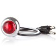 thumbnail image 3 of Scitoo Pack of 10 Red 3/4" Trailer Side Marker Truck Light Chrome Bezel Grommet 998-1-AH, 3 of 4