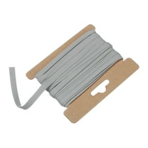 Uxcell Double Fold Bias Tape 1/4 Inch 6 Yards Cotton Bias Binding Tape Bulk for Sewing Gray