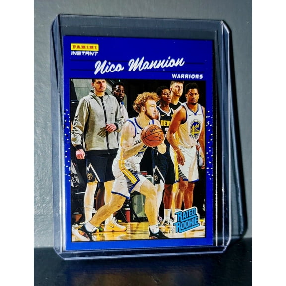 Nico Mannion 2020-2021 Panini NBA Instant #34 Rated Rookie Retro Card 1/3558