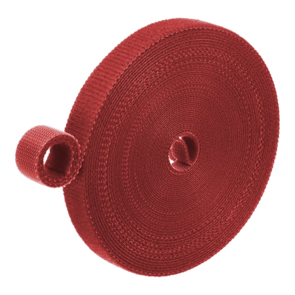 Uxcell 1-Rollo Cinta para Plantas de Jardín, 33 ft x 0.4 in Ataduras de Plantas para Plantas/Enredaderas, Rojo