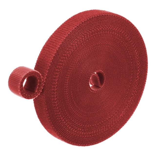 Uxcell 1-Rollo Cinta para Plantas de Jardín, 33 ft x 0.4 in Ataduras de Plantas para Plantas/Enredaderas, Rojo