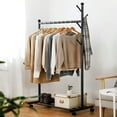 thumbnail image 3 of Amdohai HOME ORGANIZER Multifunctional Clothing Rack Steel Rod Hanging Clothes Rolling, 3 of 7