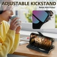 thumbnail image 6 of Decase for iPhone 15 Pro Max Crossbody Wallet Case with PU Leather Card Holder Slots Kickstand Flip Folio Zipper Handbag Phone Cover,Black, 6 of 8
